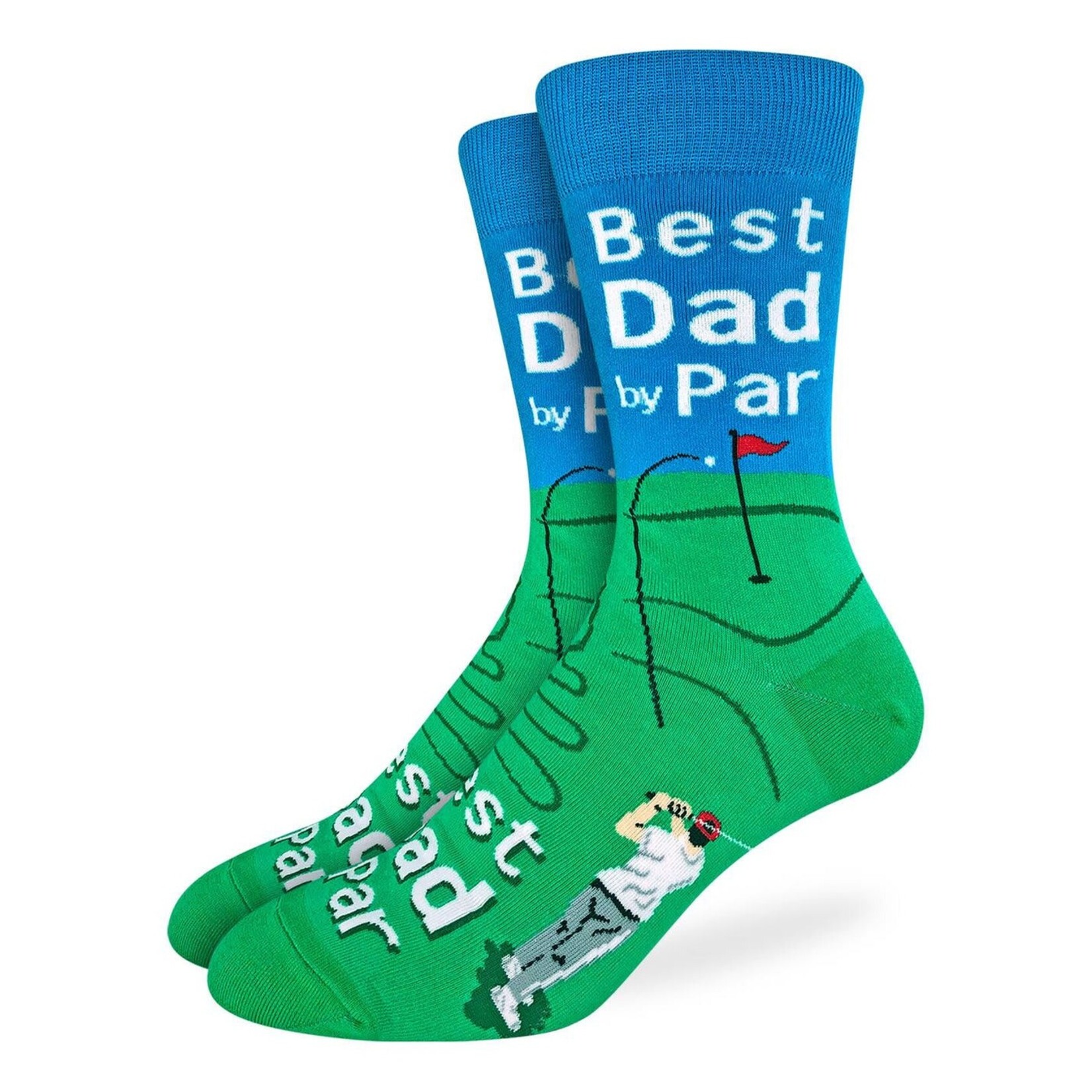 Good Luck Sock Men's Best Dad By Par Socks