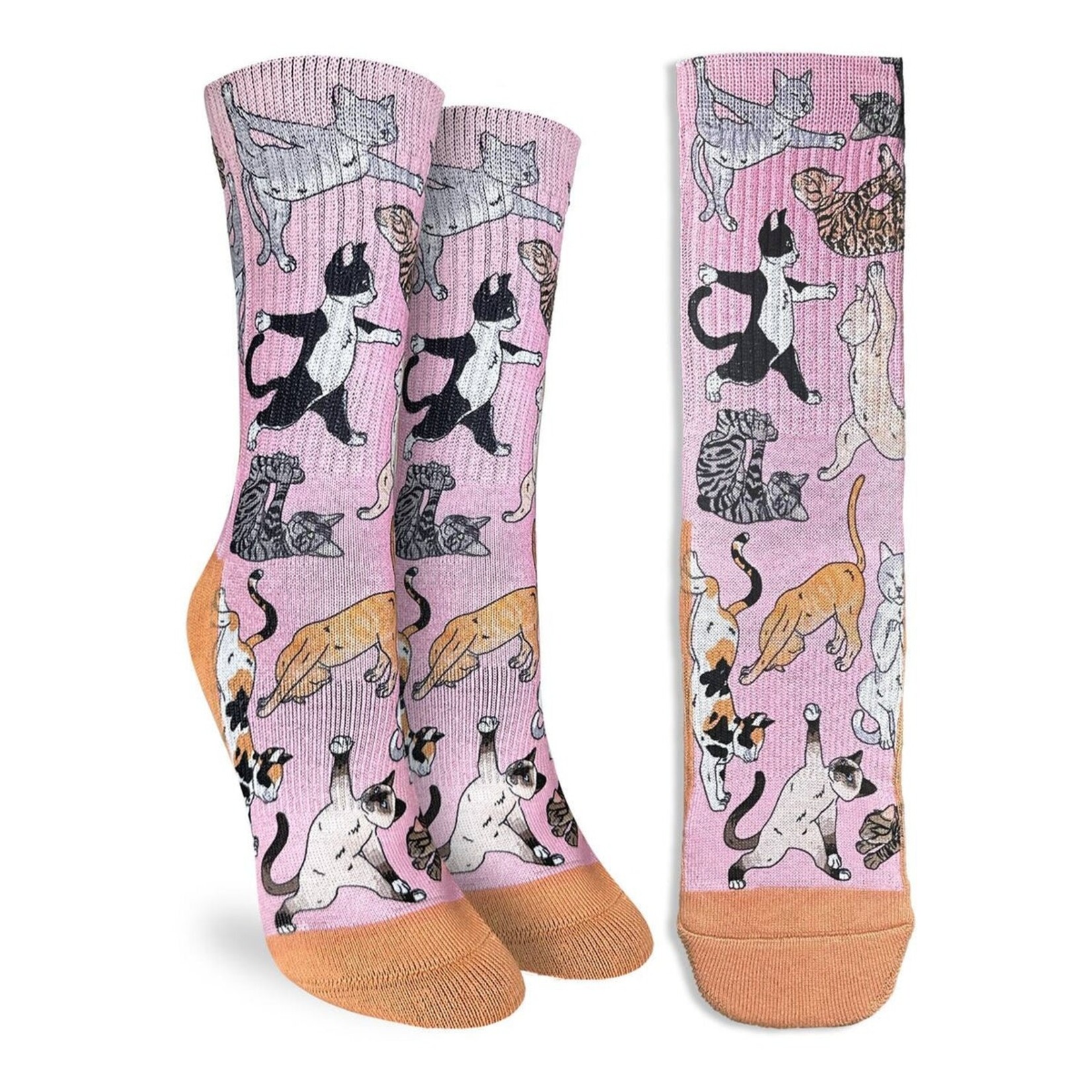 Good Luck Sock Women's Yoga Cats Socks