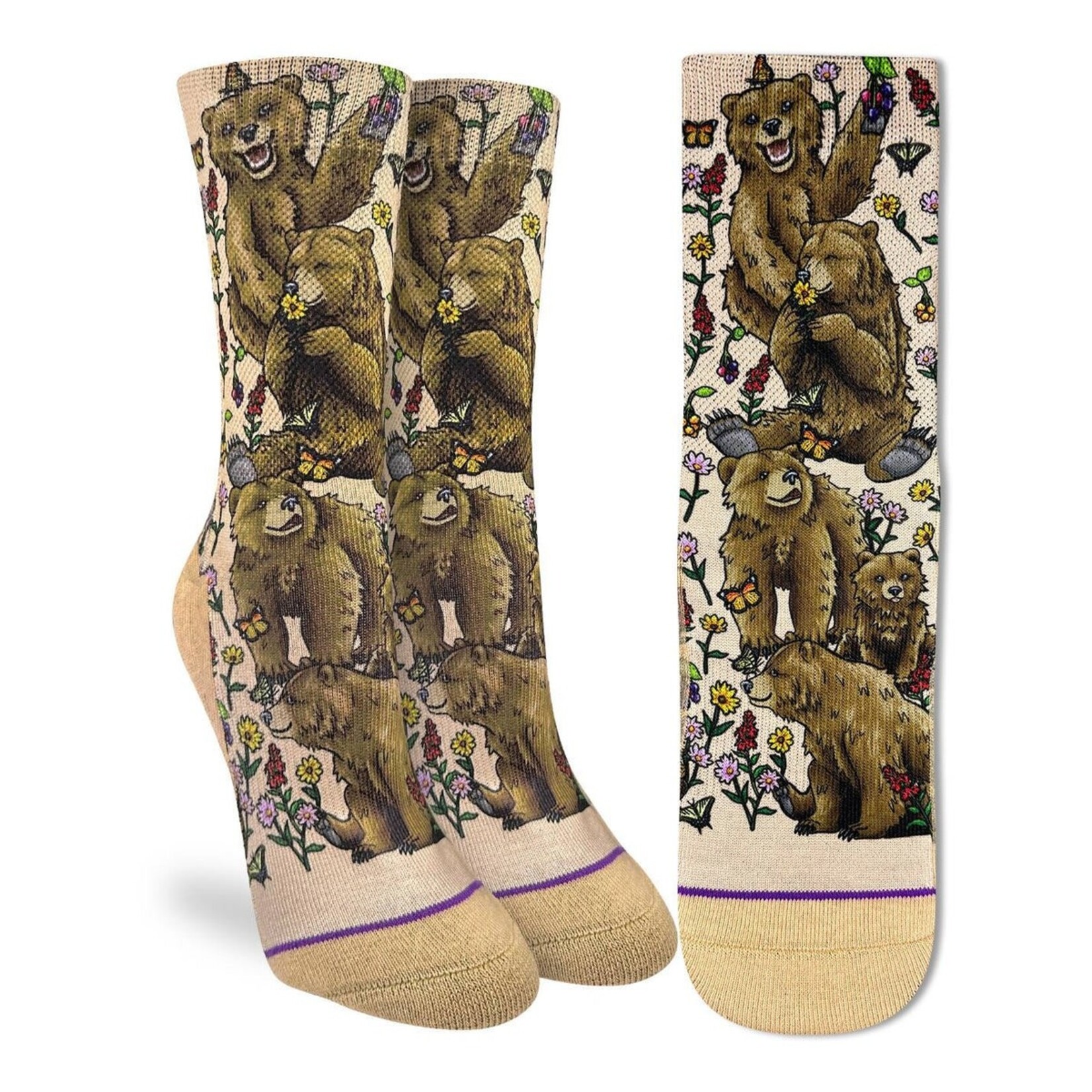 Good Luck Sock Women's Grizzly Bears Socks