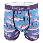 Good Luck Sock Men's Rainbow Trout Underwear