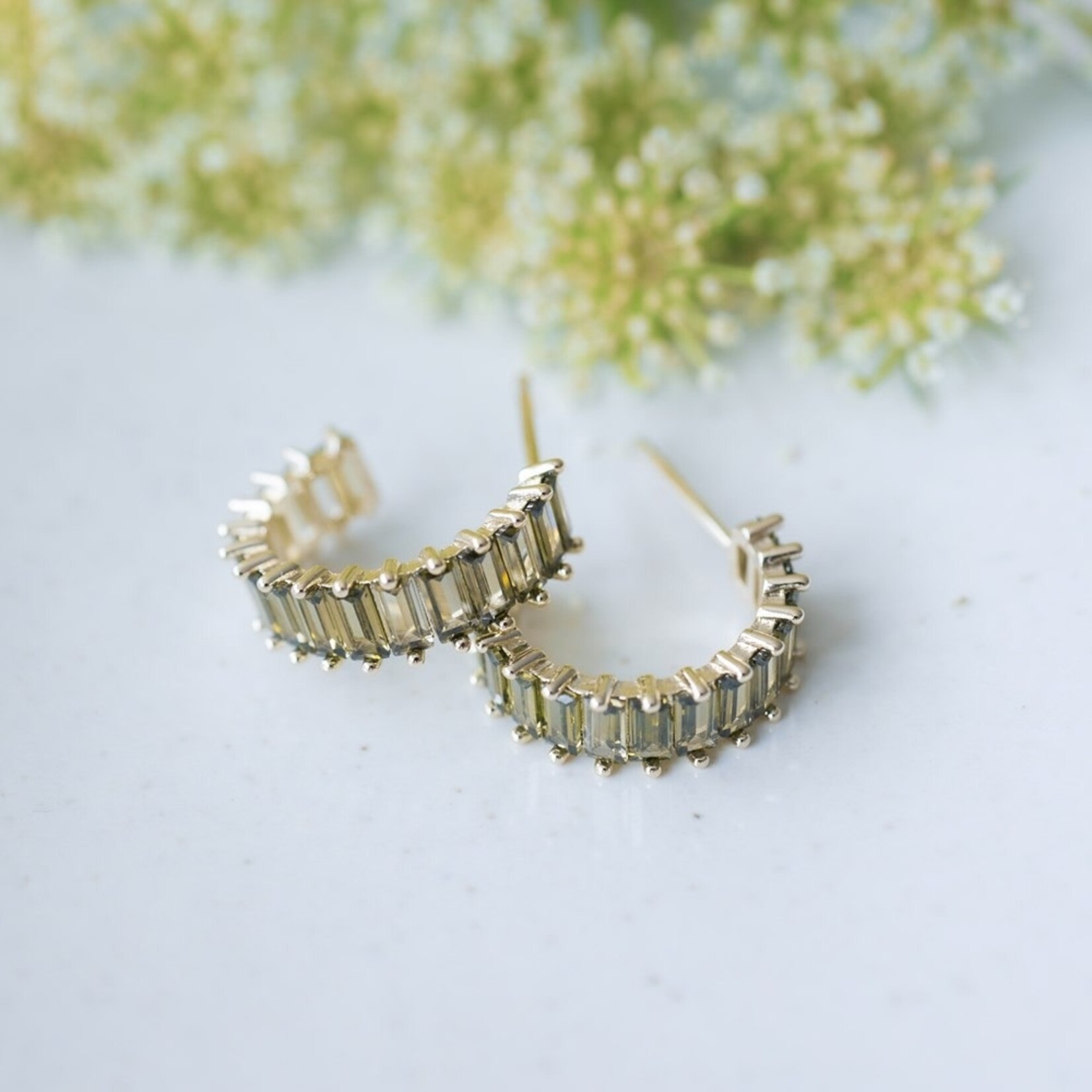 Glee Chara Hoop Earrings - Hypoallergenic/Antitarnish