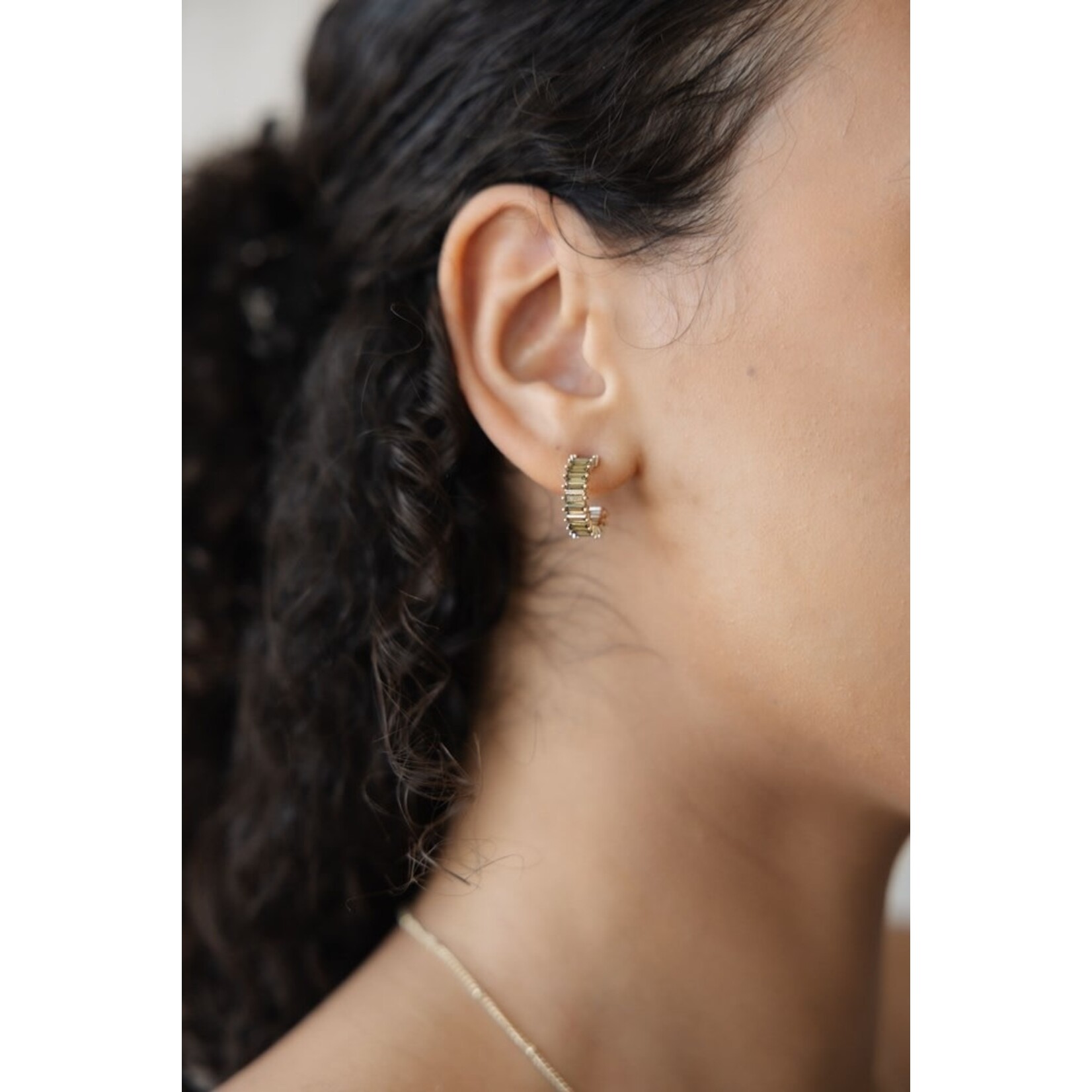Glee Chara Hoop Earrings - Hypoallergenic/Antitarnish