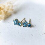 Glee Deco Stud Earrings - Hypoallergenic, Antitarnish
