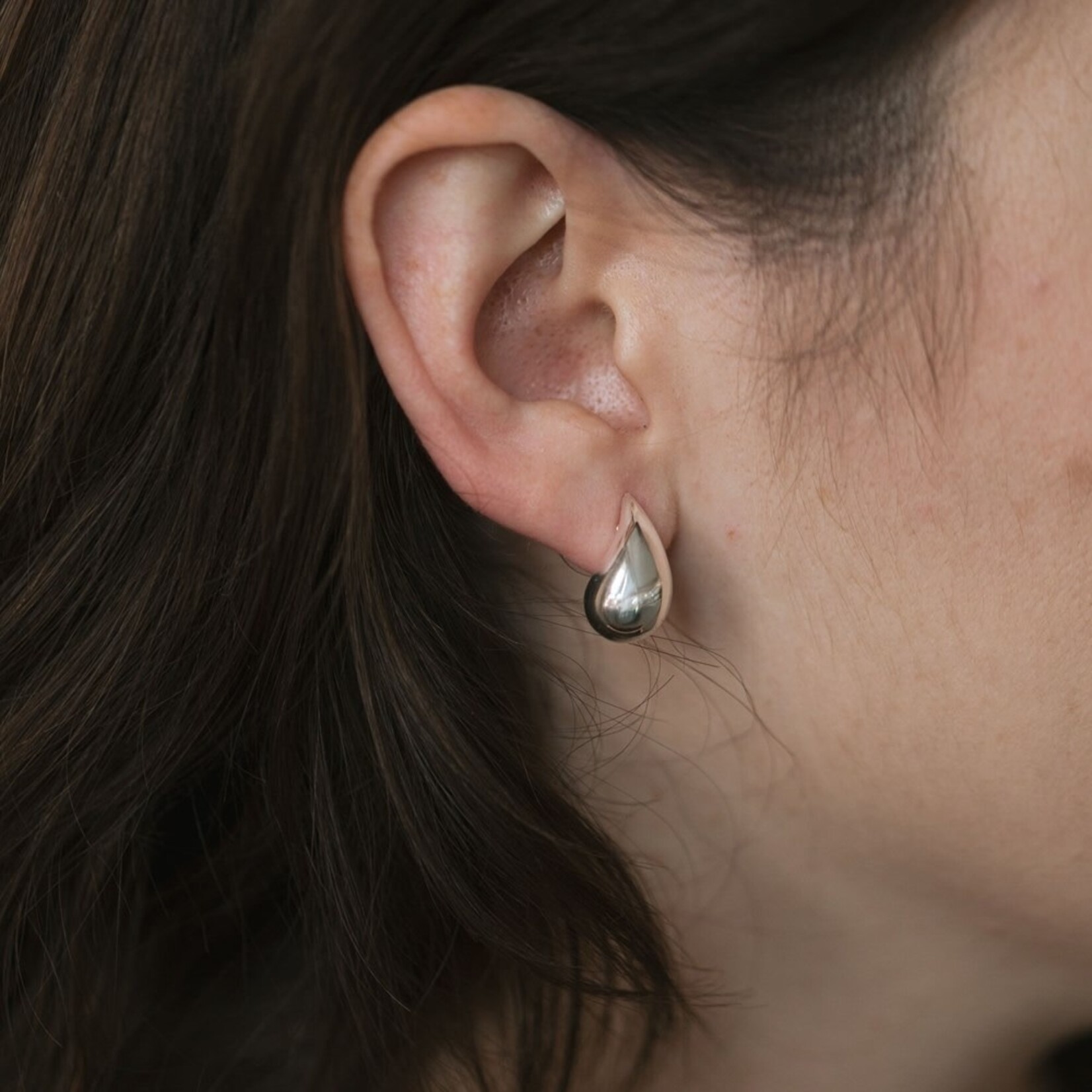 Glee Dream Drop Studs - Silver - Hypoallergenic, Antitarnish