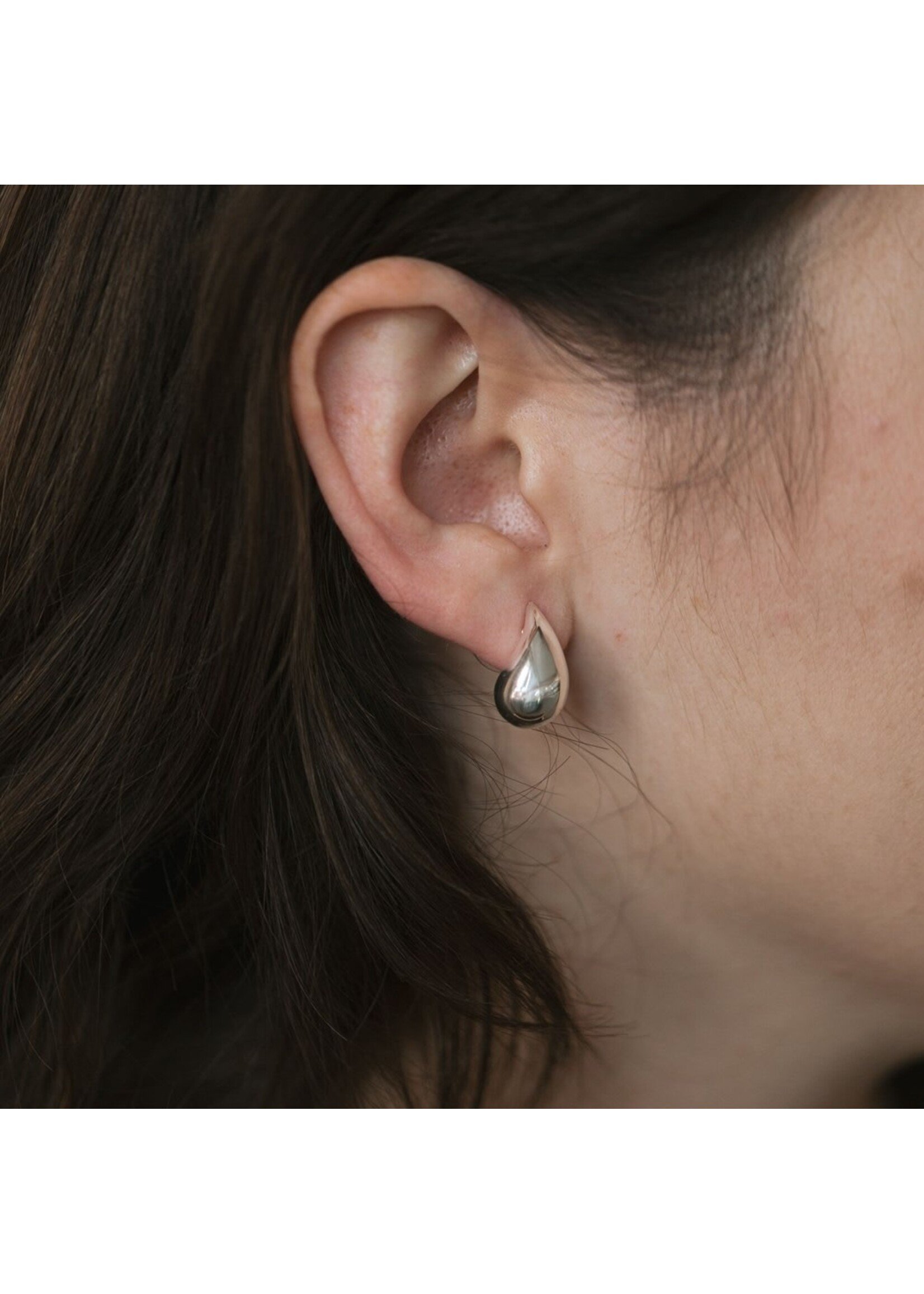 Glee Dream Drop Studs - Silver - Hypoallergenic, Antitarnish