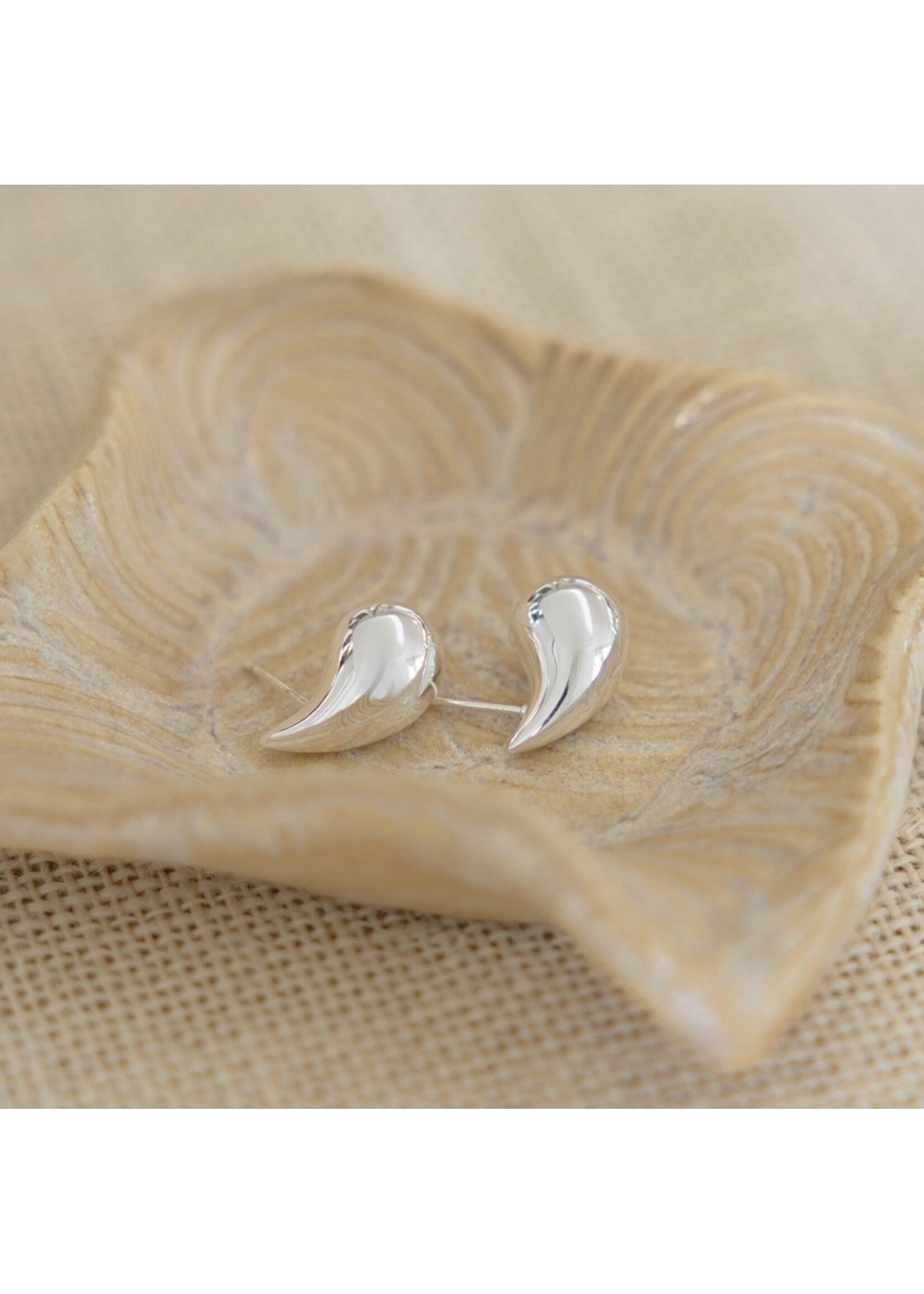 Glee Dream Drop Studs - Silver - Hypoallergenic, Antitarnish