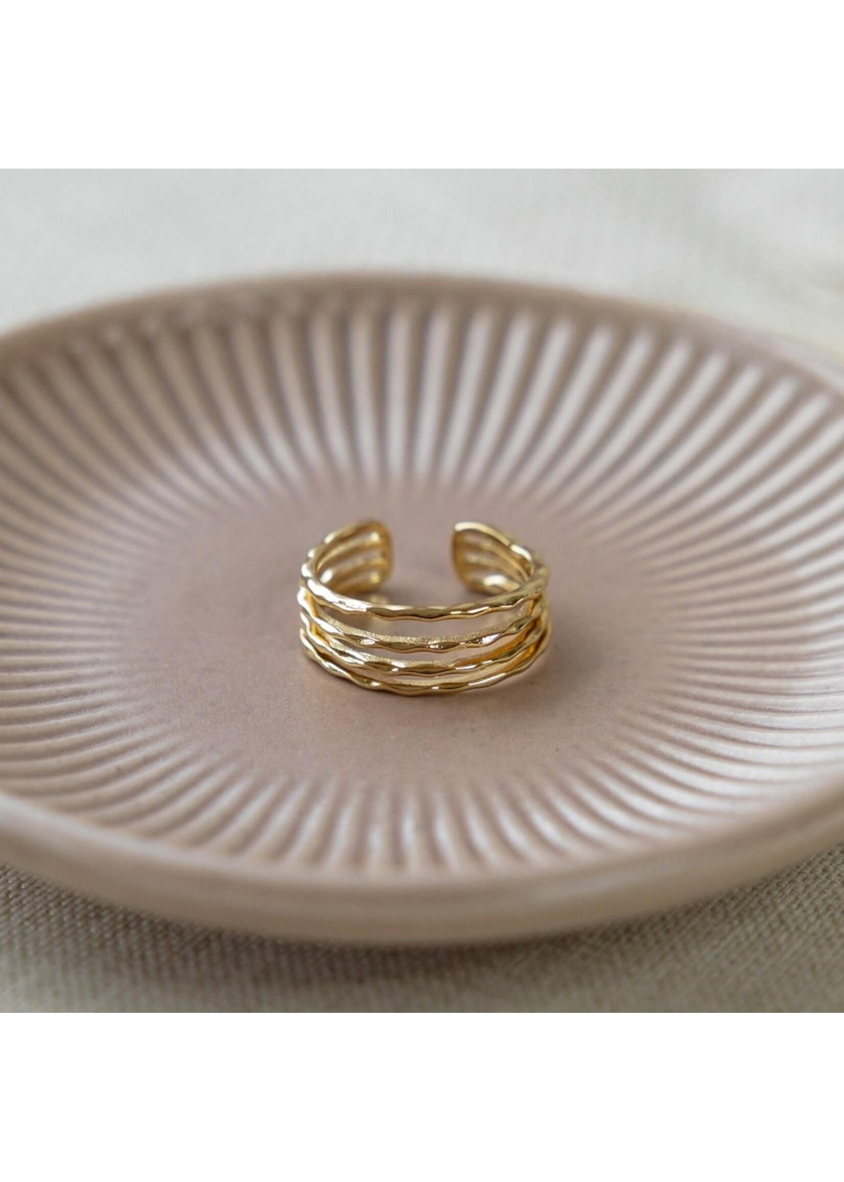 Glee Tango Ring (Gold or Silver) - Hypoallergenic, Anti-tarnish