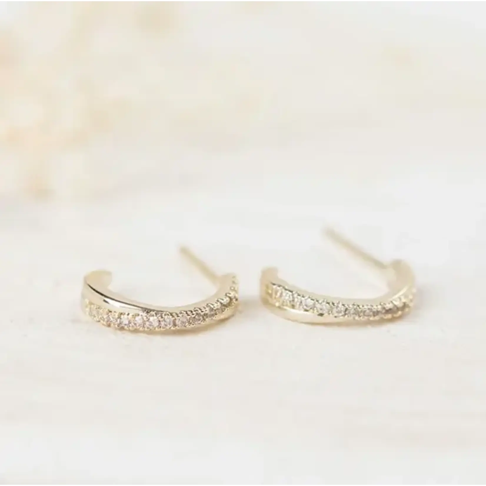 Glee Tiny Dancer Hoop Earring - Hypoallergenic, Anti-tarnish