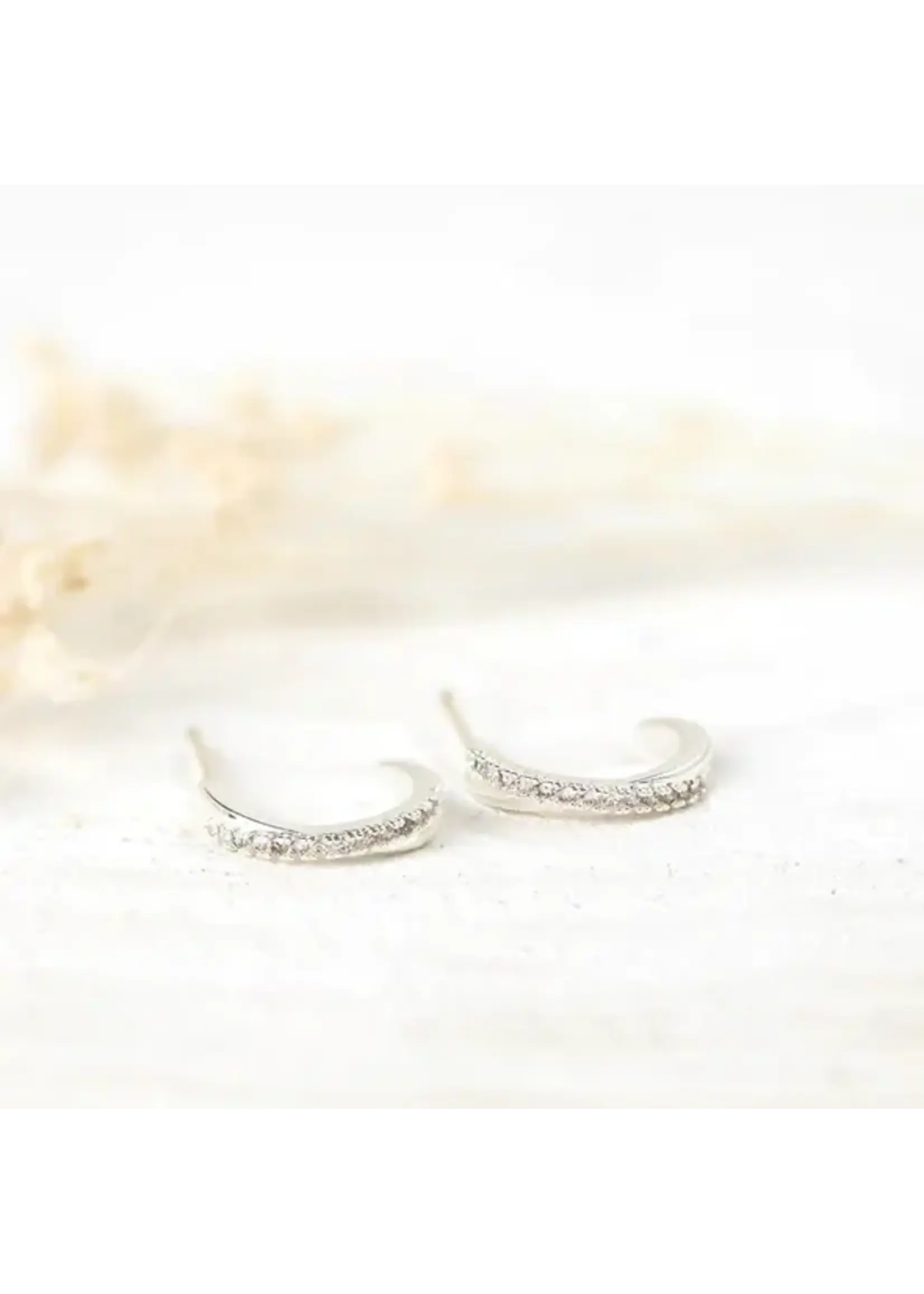 Glee Tiny Dancer Hoop Earring - Hypoallergenic, Anti-tarnish