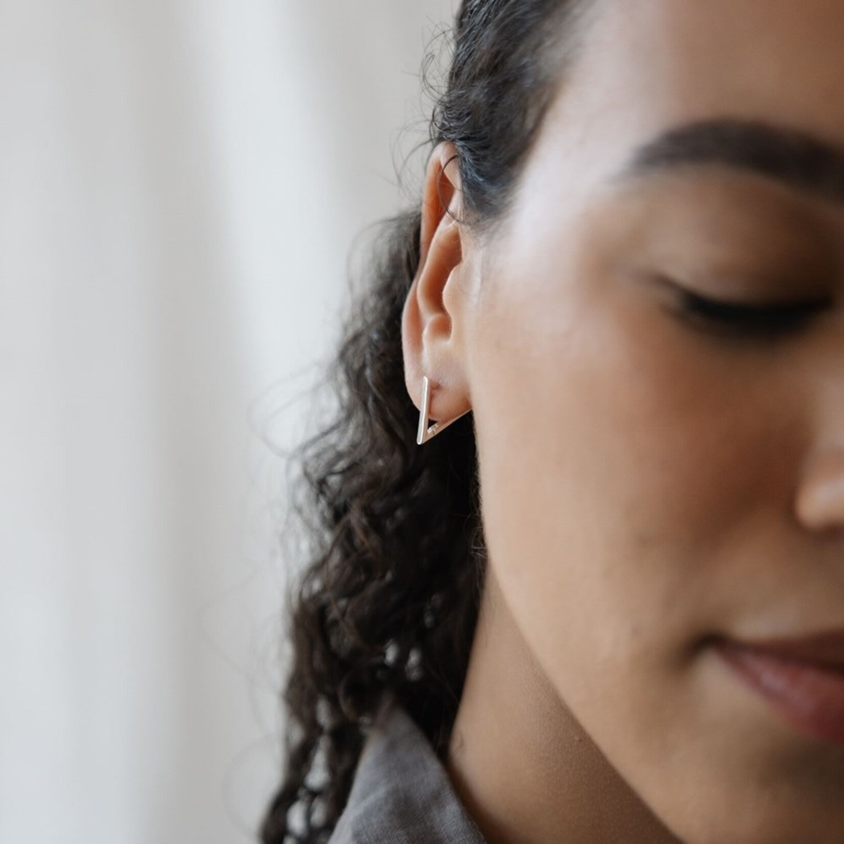 Glee Triad Hoop Earrings - Hypoallergenic, Anti-tarnish