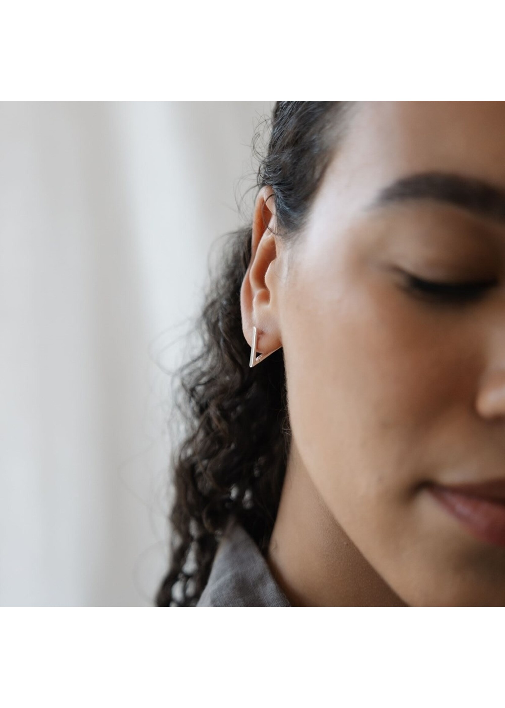 Glee Triad Hoop Earrings - Hypoallergenic, Anti-tarnish