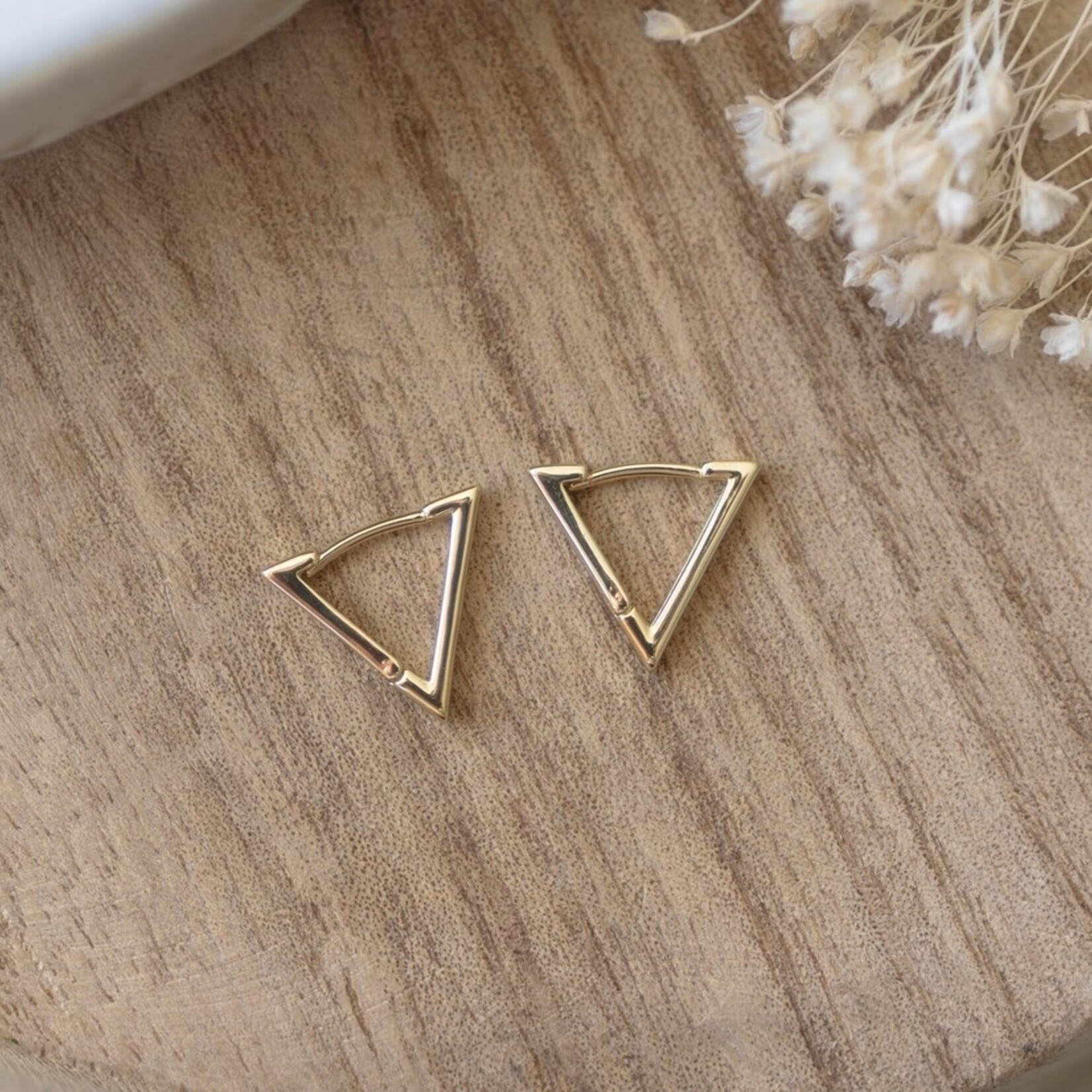 Glee Triad Hoop Earrings - Hypoallergenic, Anti-tarnish