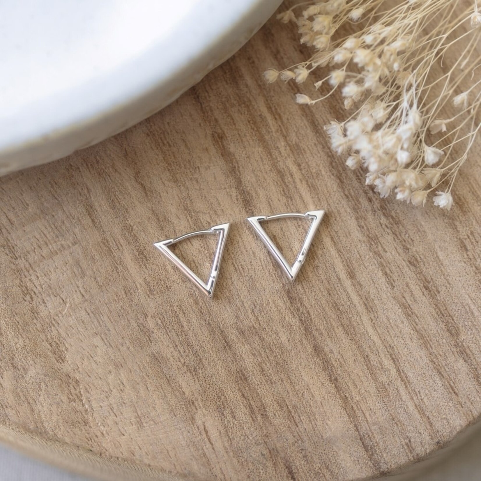 Glee Triad Hoop Earrings - Hypoallergenic, Anti-tarnish