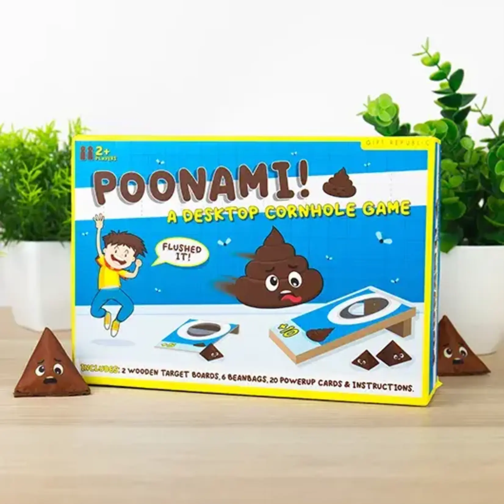 Gift Republic Poonami Desktop Cornhole Game