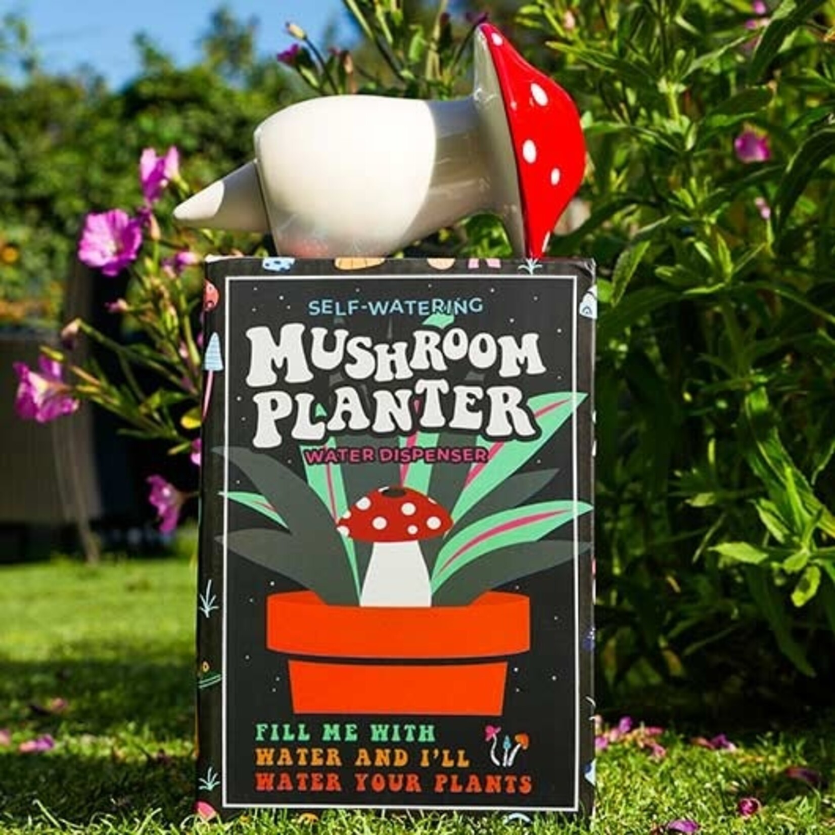 Gift Republic Self-Watering Mushroom Planter