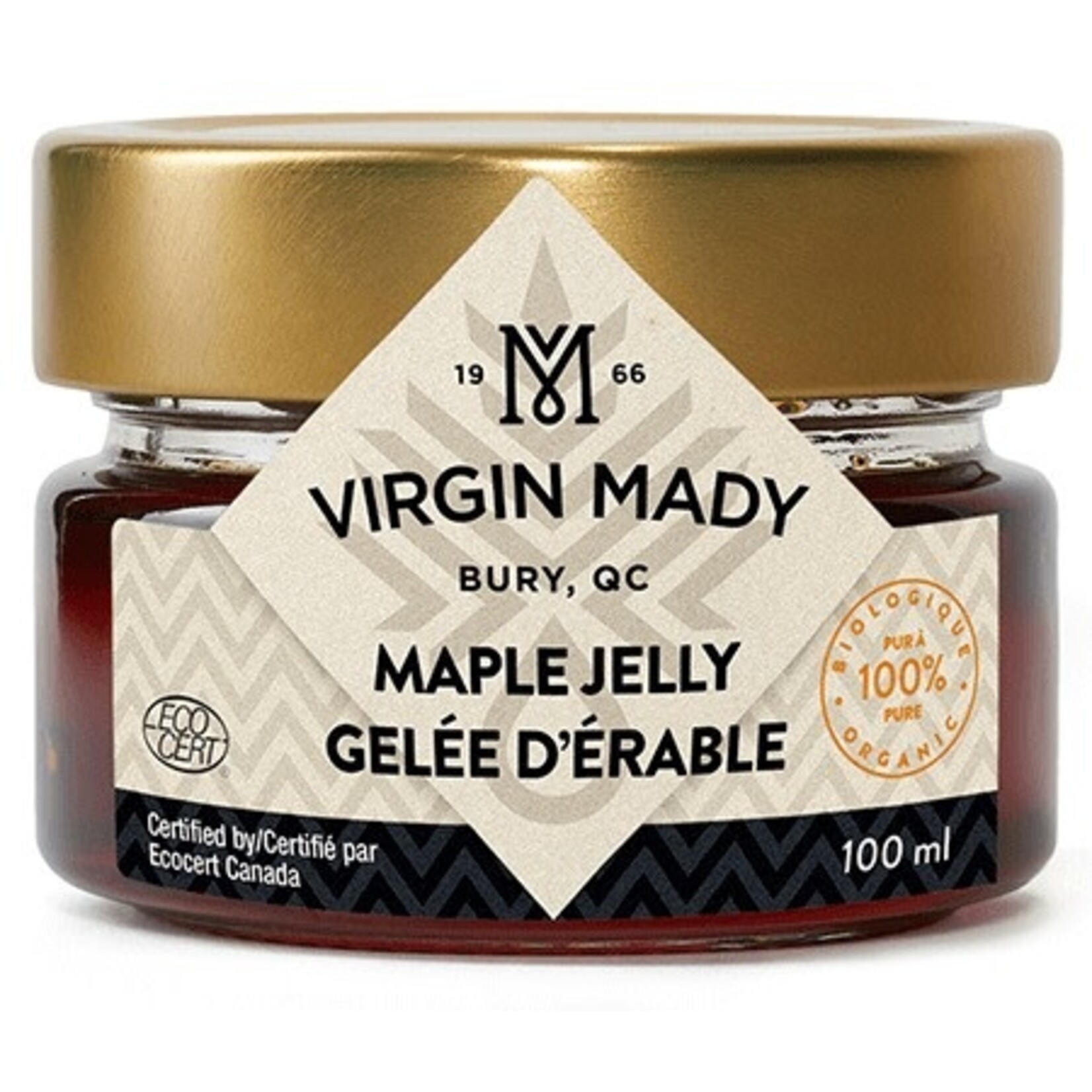 Virgin Mady Organic Maple Jelly 100 mL
