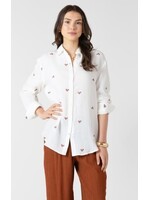 Dex Clothing Button Front Blouse