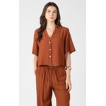 Dex Clothing Short Sleeve Blouse