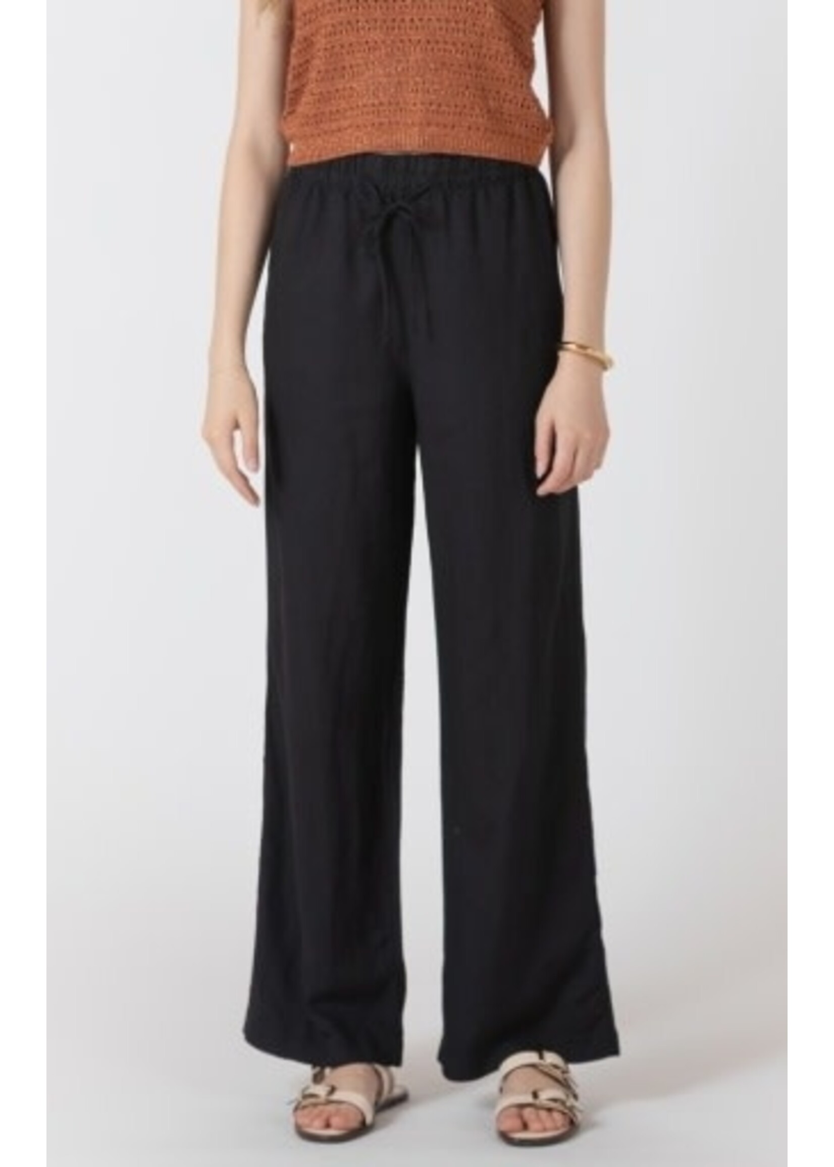 Dex Clothing 2722720 D Elastic Waist Linen Pants