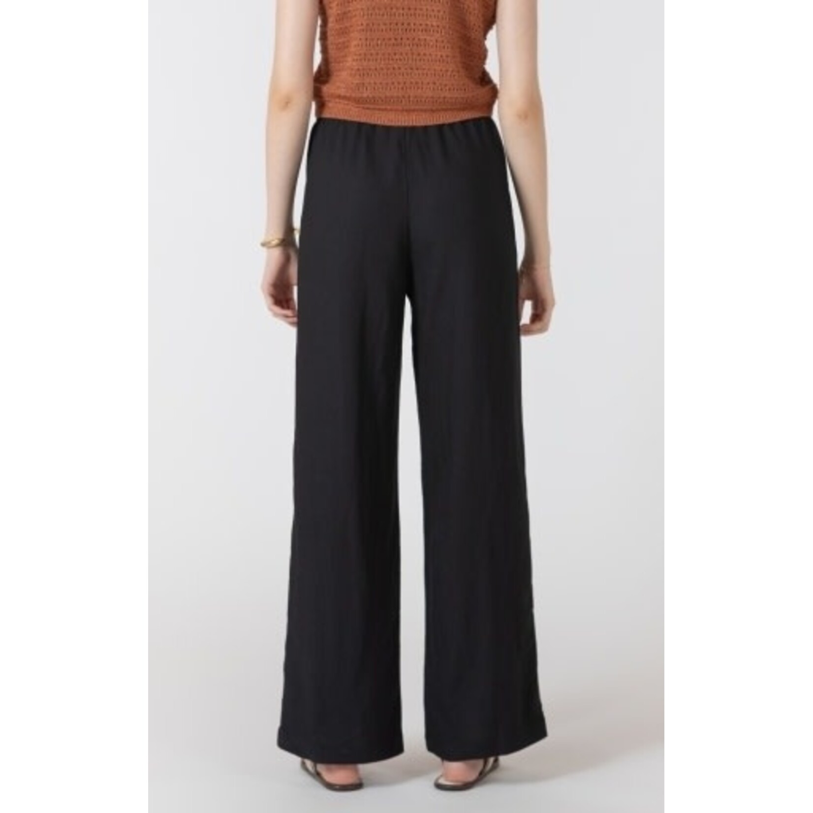 Dex Clothing 2722720 D Elastic Waist Linen Pants