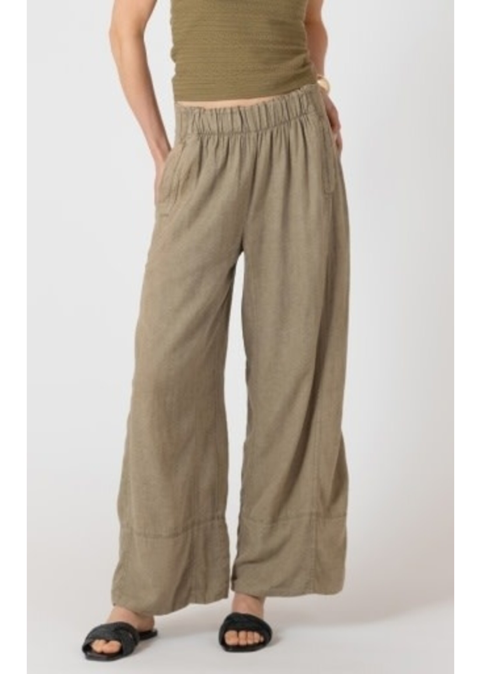 Dex Clothing 2722703 D Wide Leg Linen Pants
