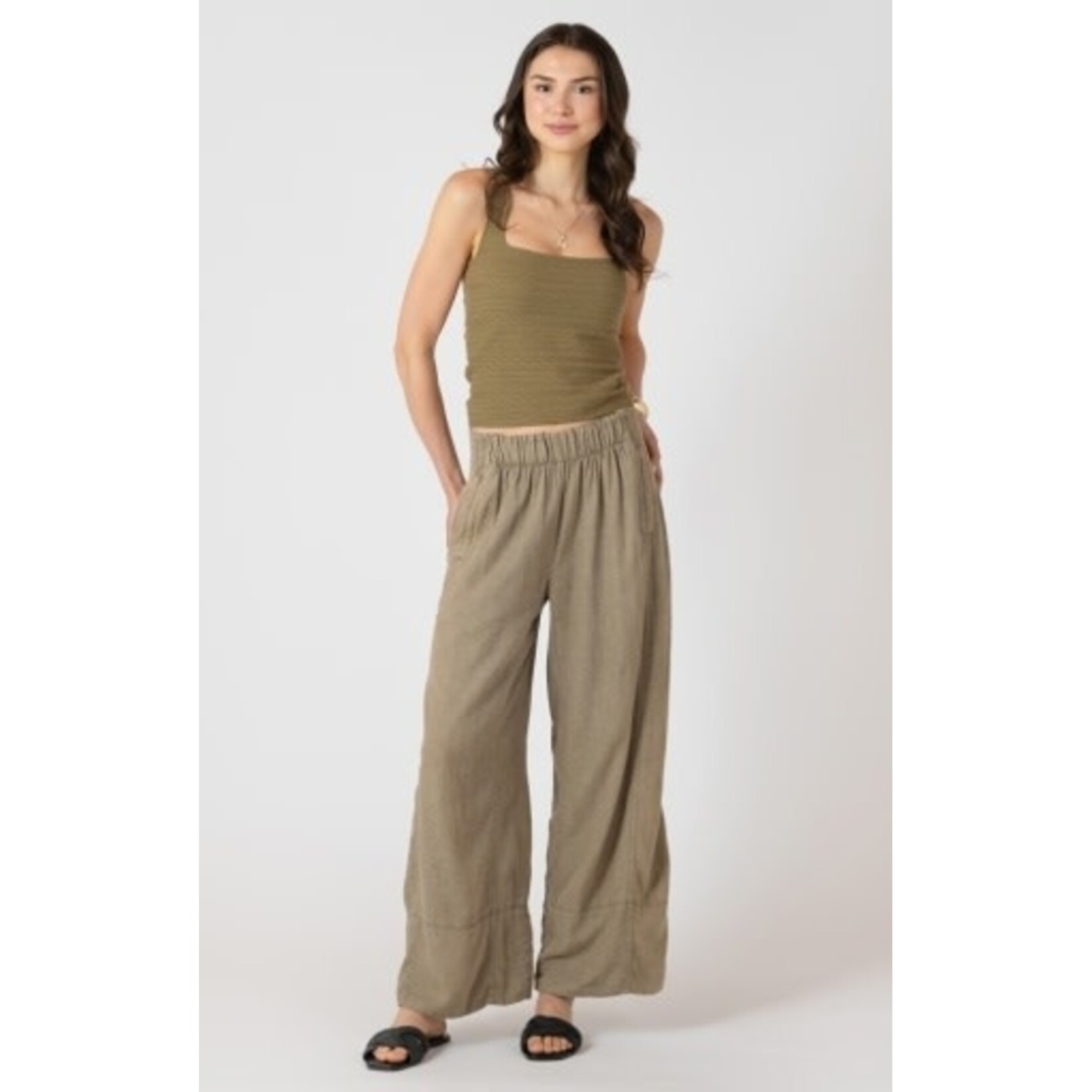 Dex Clothing 2722703 D Wide Leg Linen Pants