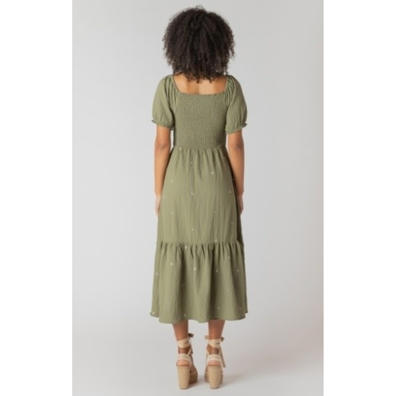 Room 34 2722518 DG Smocked Tiered Maxi Dress