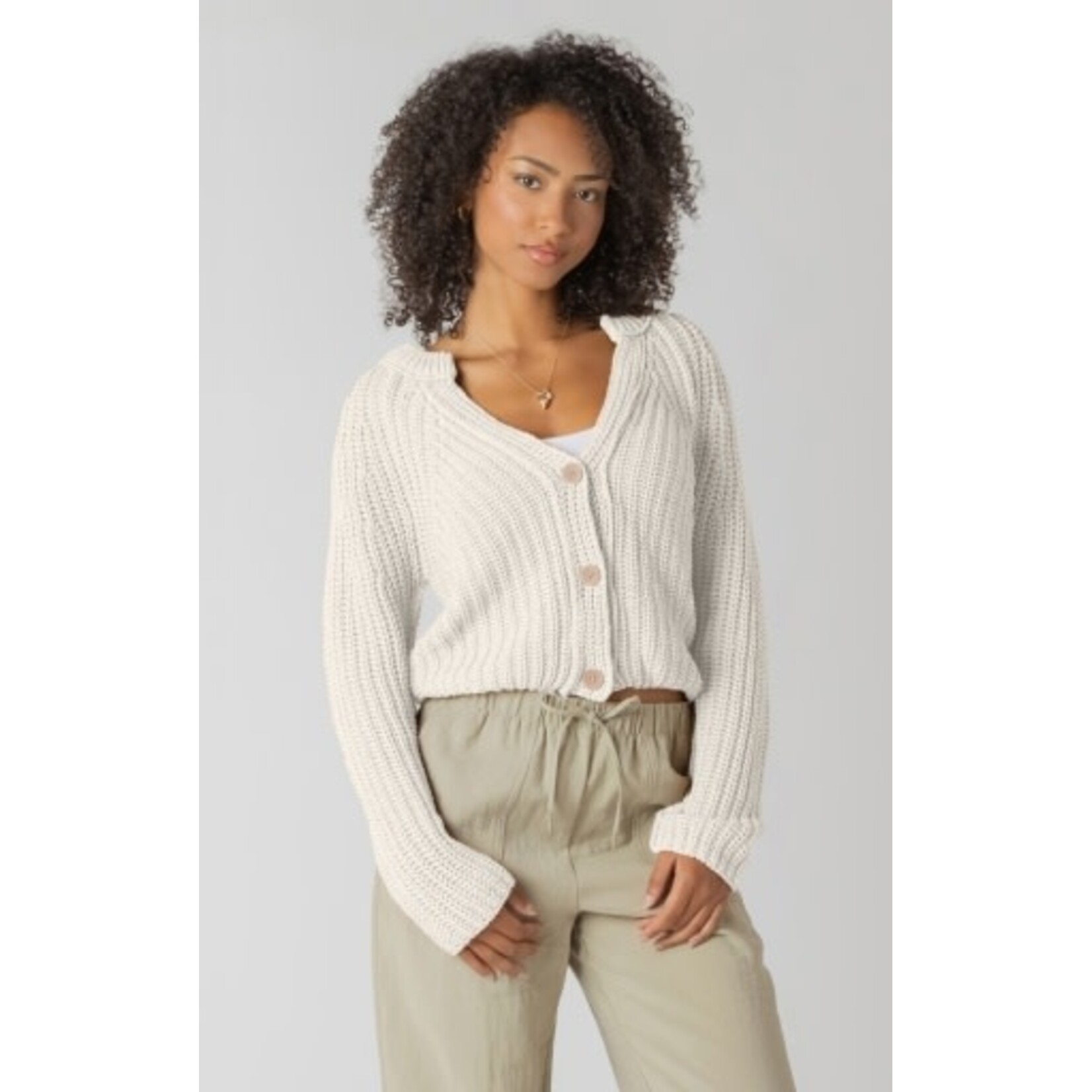 Room 34 2727267 DG Textured Button Front Cardigan