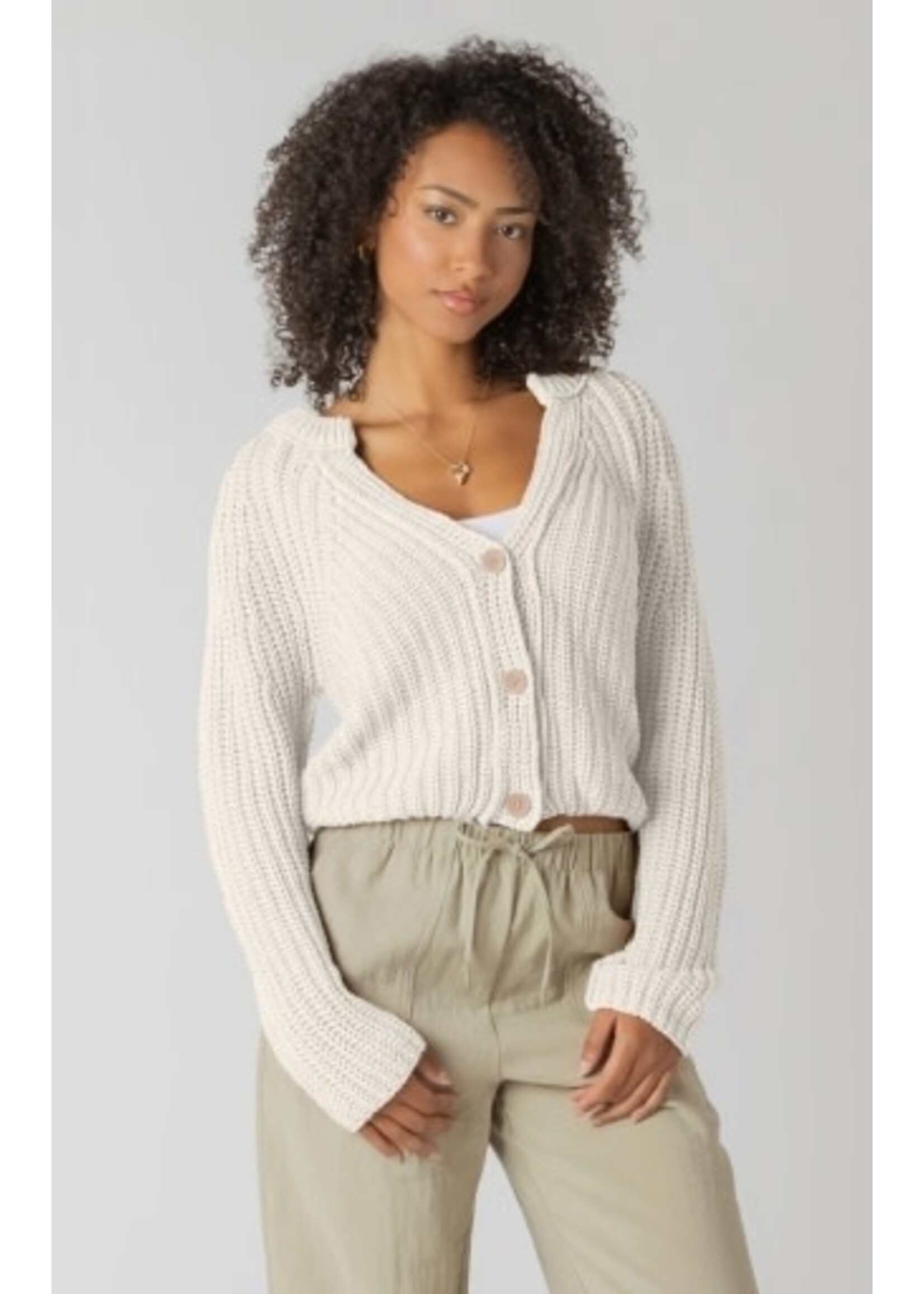 Room 34 2727267 DG Textured Button Front Cardigan