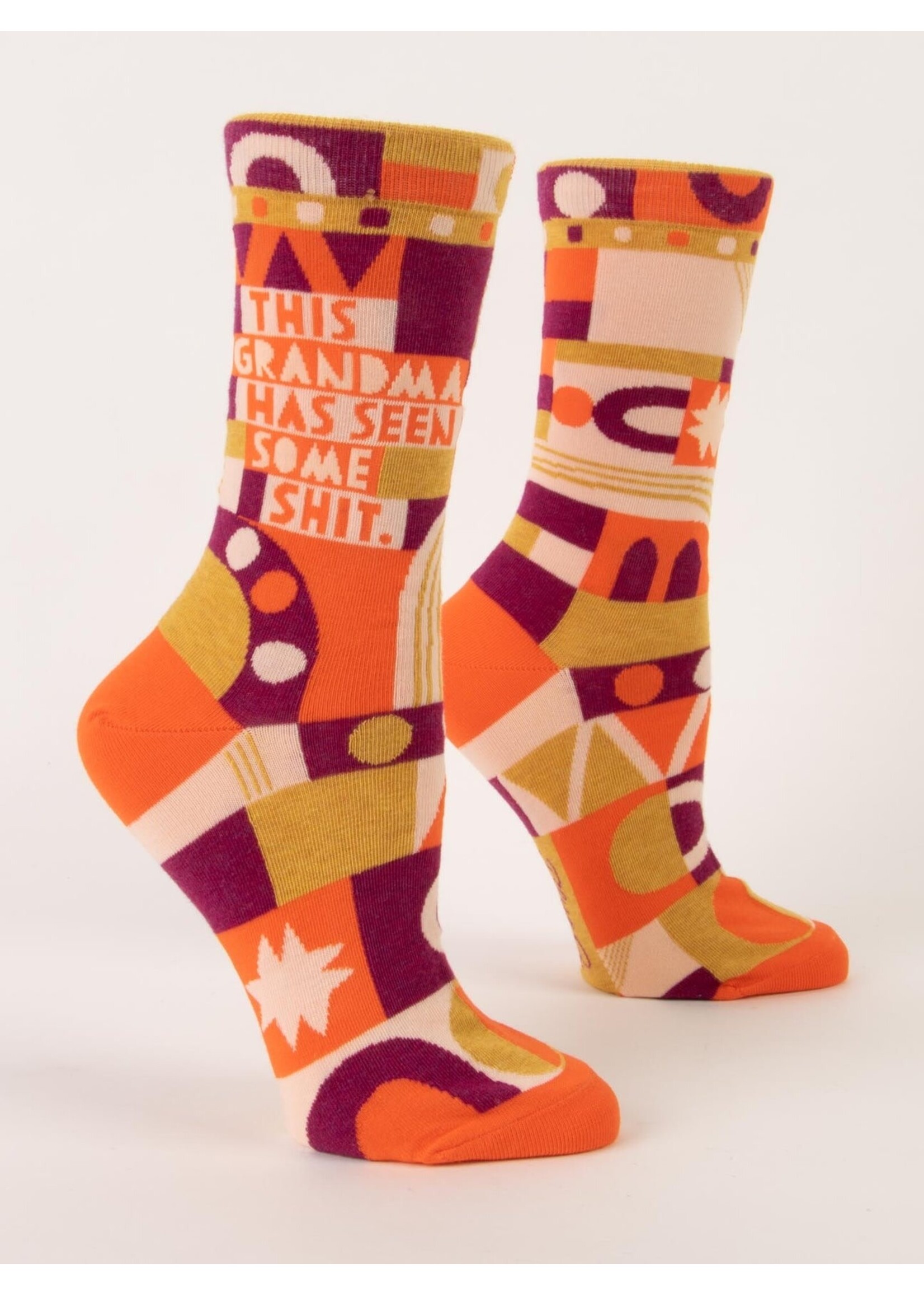 Blue Q This Grandma Has Seen Some Shit Women's Crew Socks