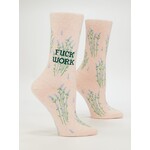 Blue Q F*ck Work Women's Crew Socks