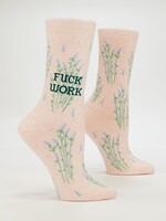 Blue Q F*ck Work Women's Crew Socks
