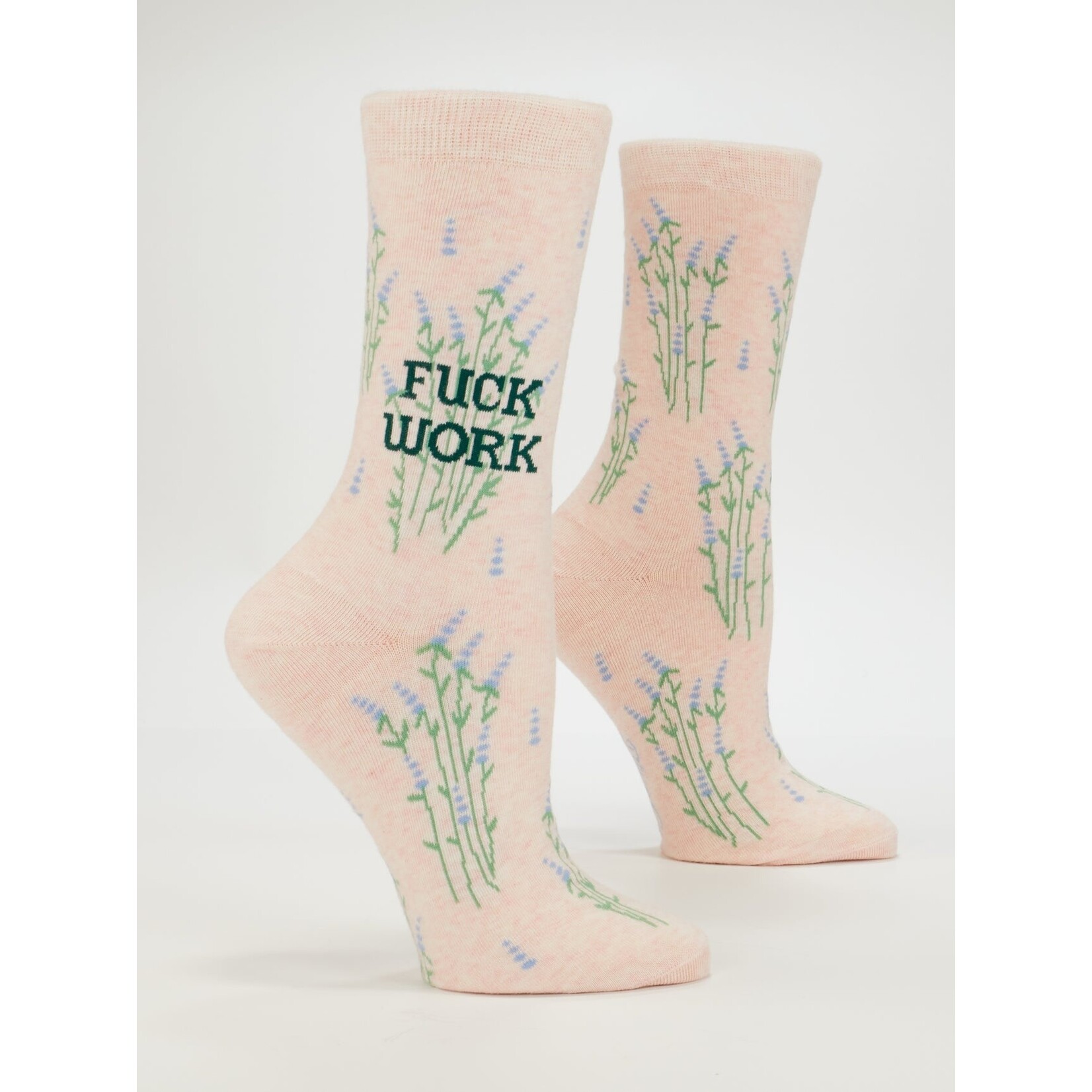 Blue Q F*ck Work Women's Crew Socks