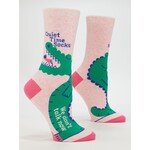 Blue Q Quiet Time Women's Crew Socks