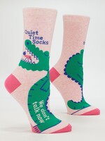 Blue Q Quiet Time Women's Crew Socks