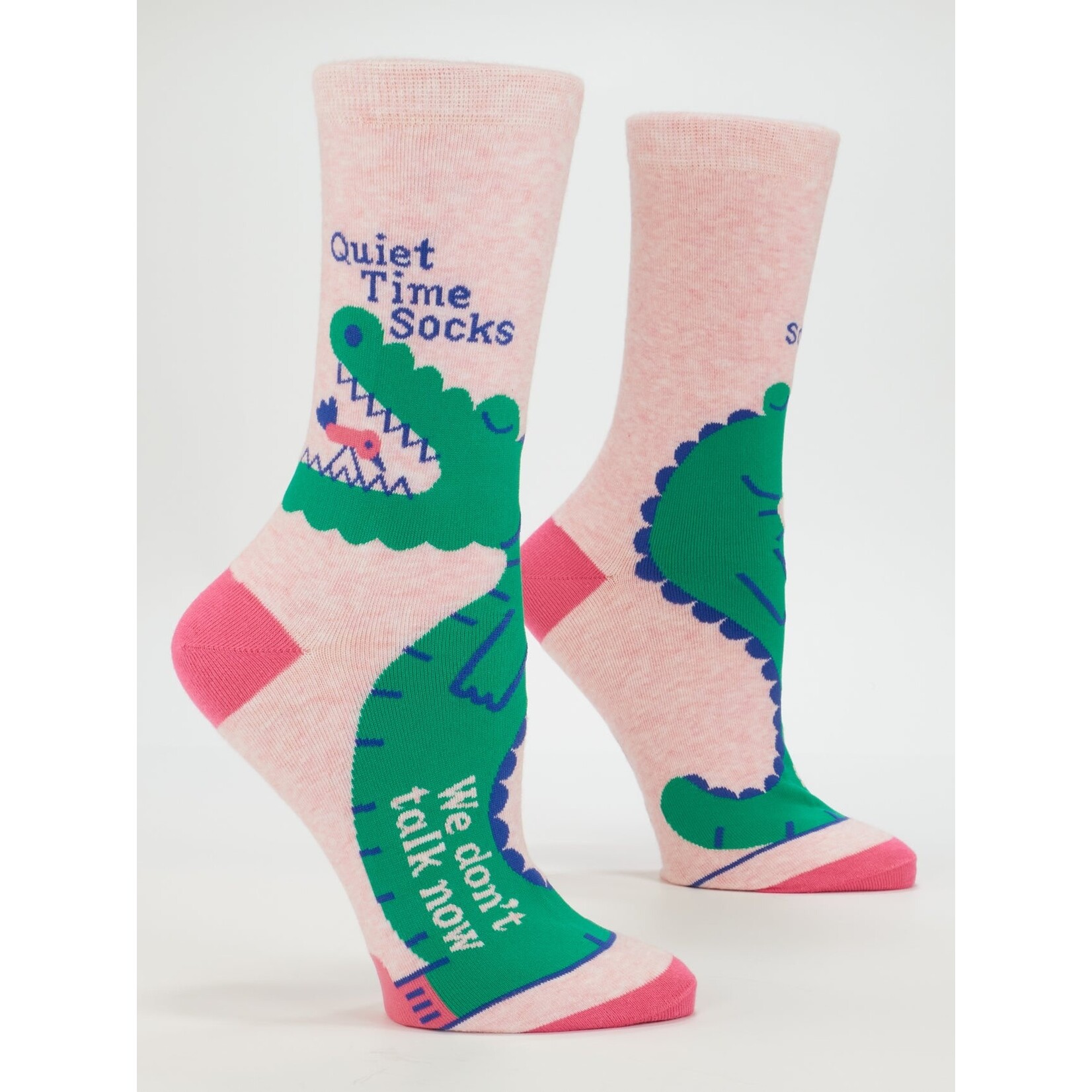 Blue Q Quiet Time Women's Crew Socks