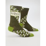 Blue Q Sir Snores a Lot Men's Crew Socks
