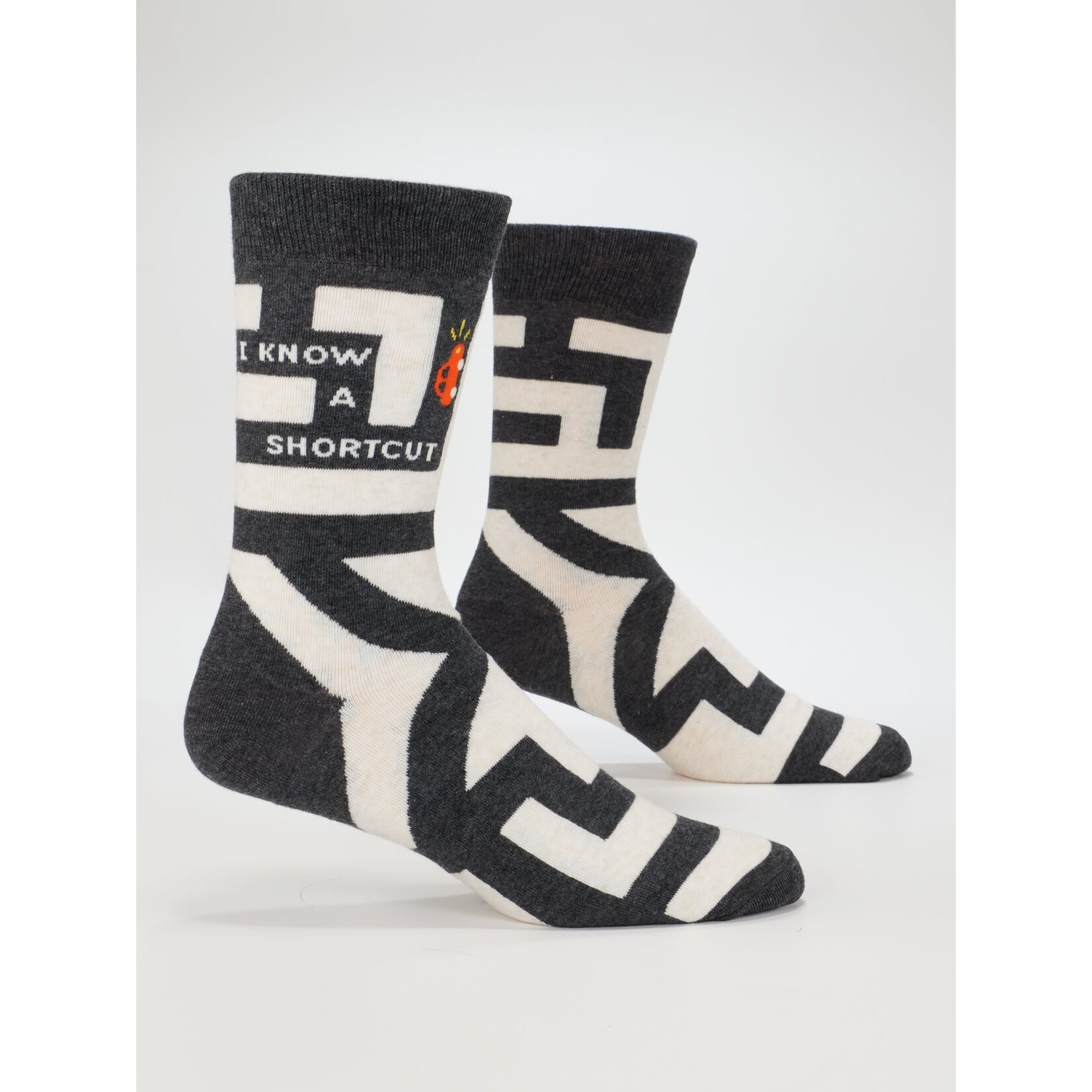 Blue Q I Know a Shortcut Men's Socks