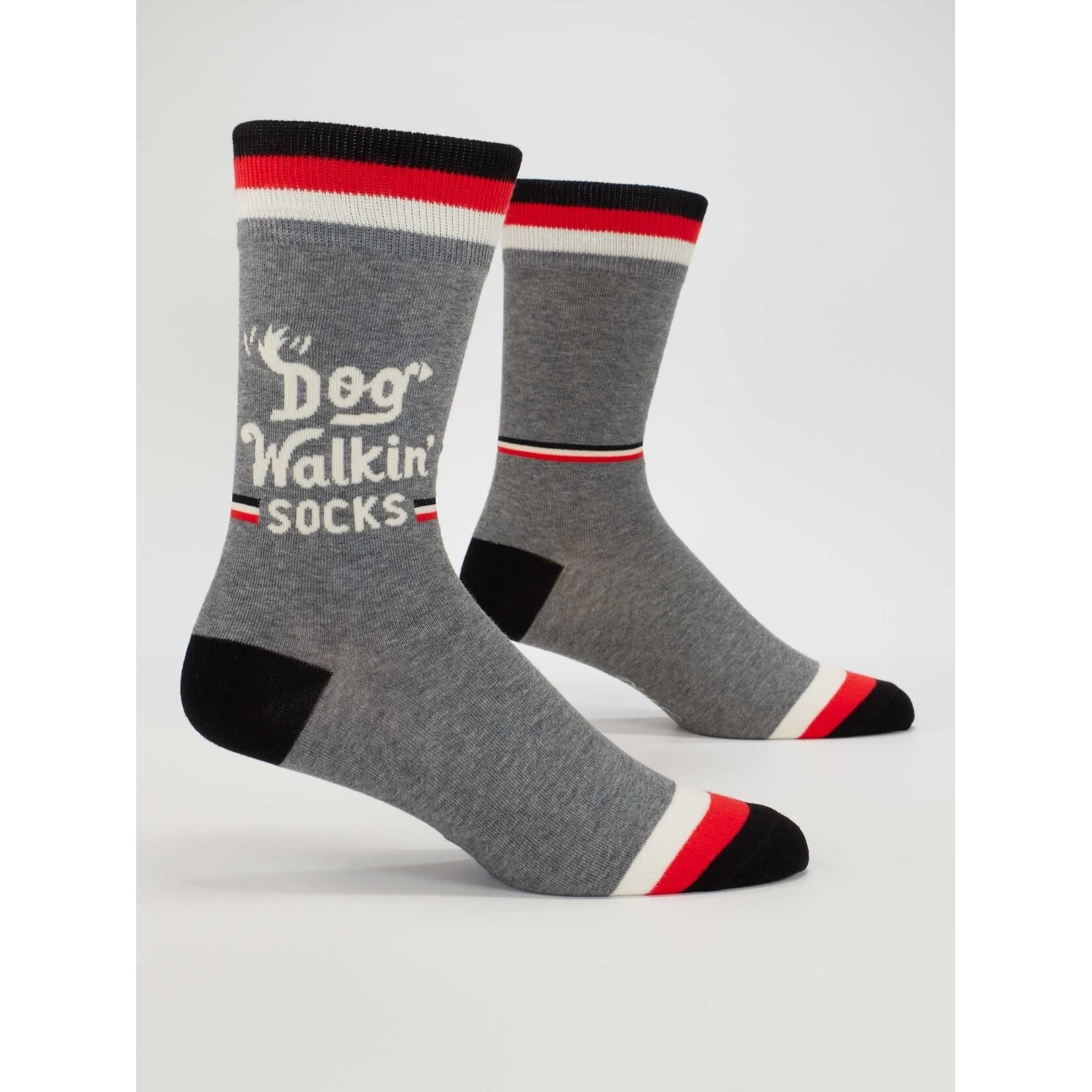 Blue Q Dog Walkin' Men's Crew Socks