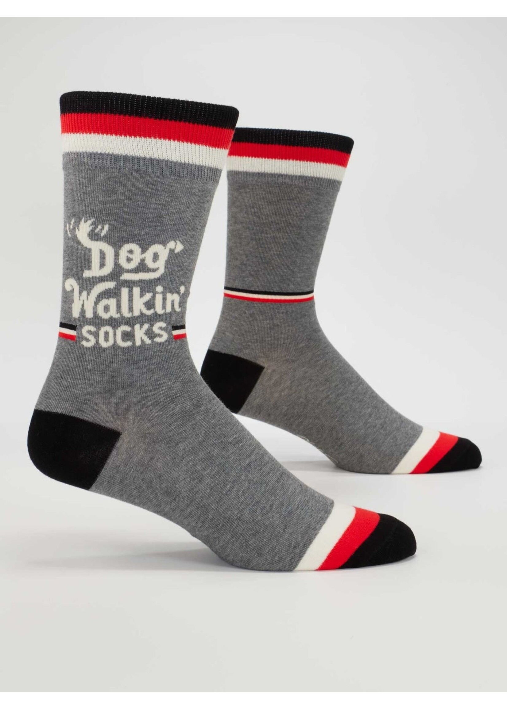 Blue Q Dog Walkin' Men's Crew Socks