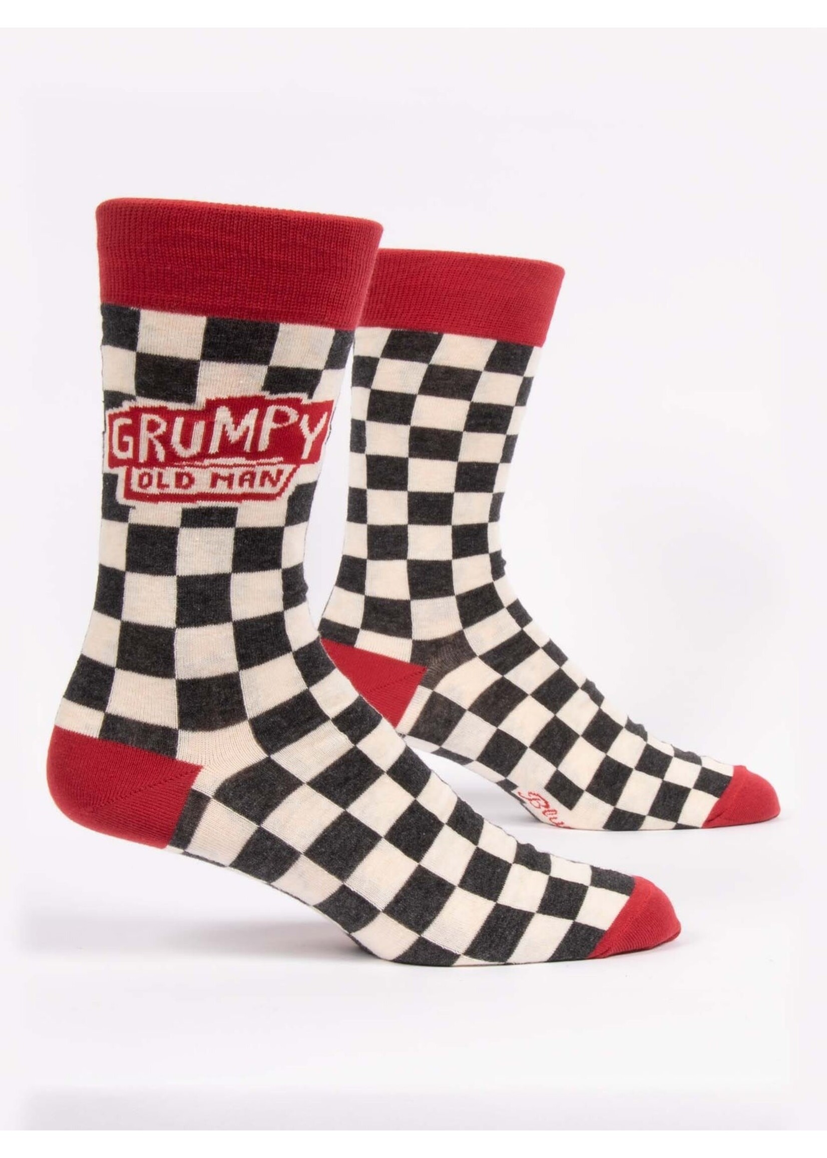 Blue Q Grumpy Old Man Men's Crew Socks