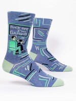 Blue Q F*ck Off I'm Gaming Men's Crew Socks