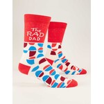 Blue Q The Rad Dad Men's Crew Socks