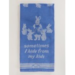 Blue Q Sometimes I Hide From My Kids Dish Towel