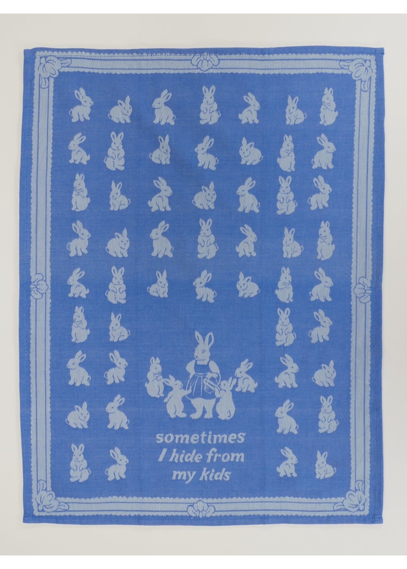 Blue Q Sometimes I Hide From My Kids Dish Towel