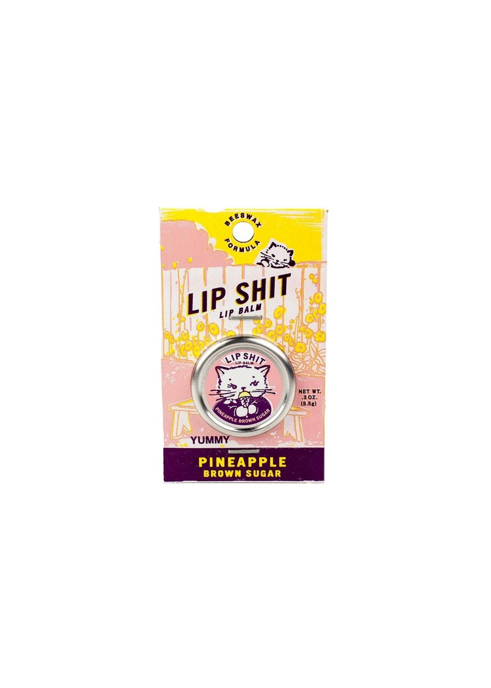Blue Q Lip Shit Lip Balm Pineapple Sugar