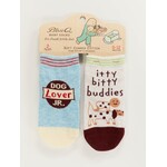 Blue Q Dog Lover Jr./Itty Bitty Buddies Baby Socks