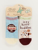 Blue Q Dog Lover Jr./Itty Bitty Buddies Baby Socks