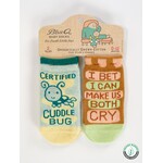 Blue Q Cuddle Bug/Both Cry Baby Socks