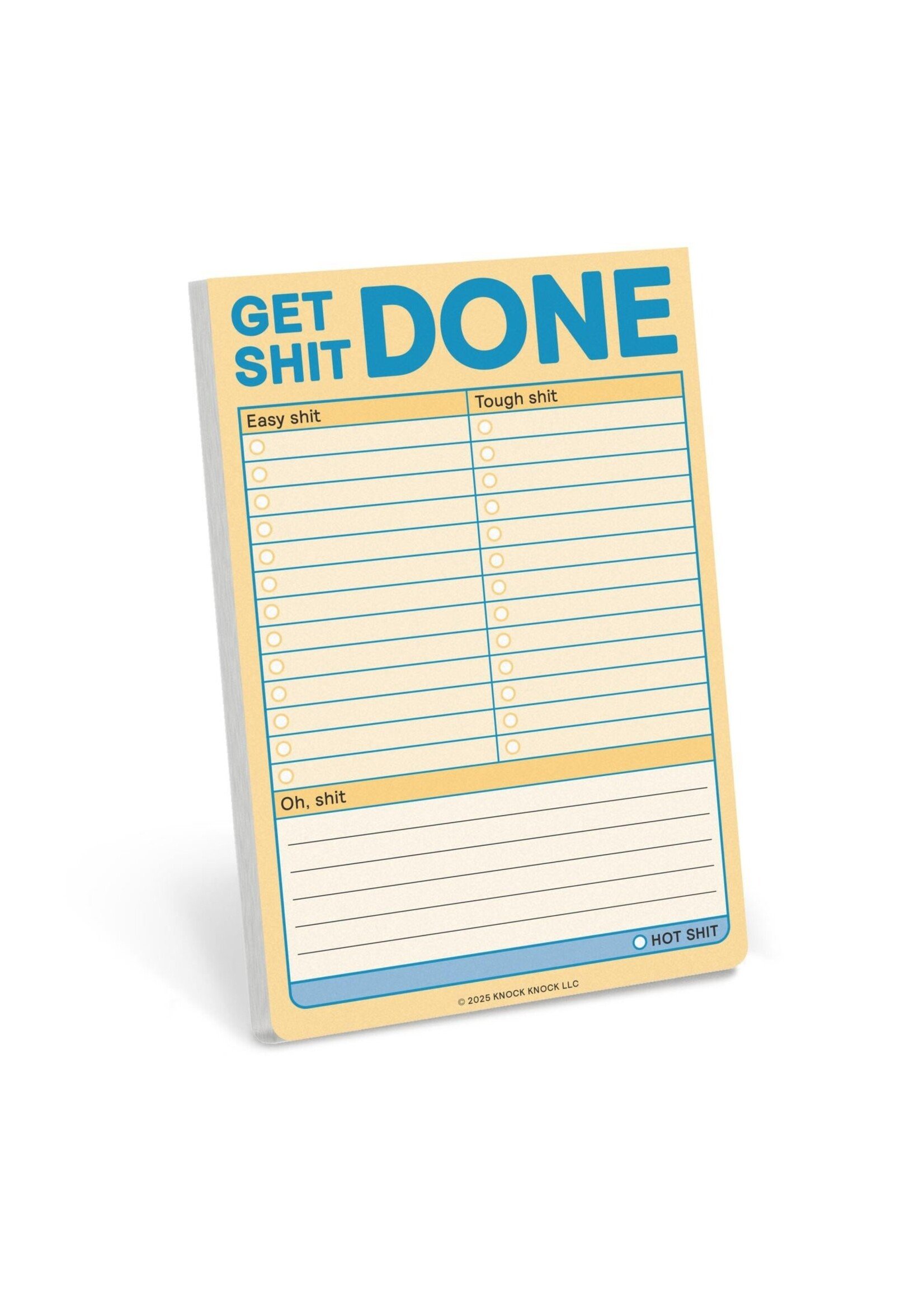 Get Shit Done Sticky Notepad